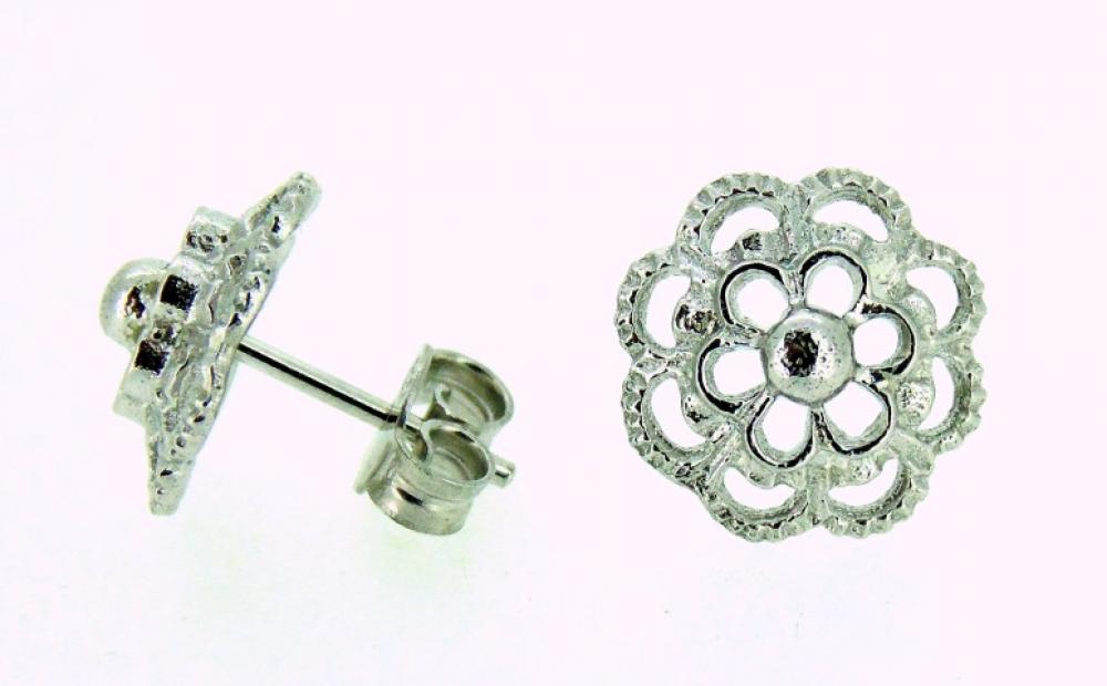 Orecchini argento  traforato art. 02200 